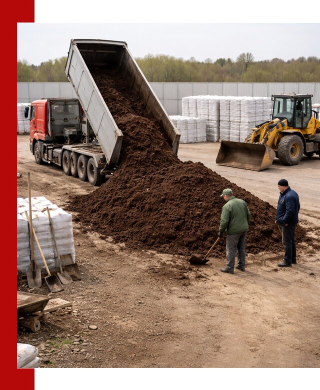 Доставка торфяных смесей оптом и в розницу в Серове