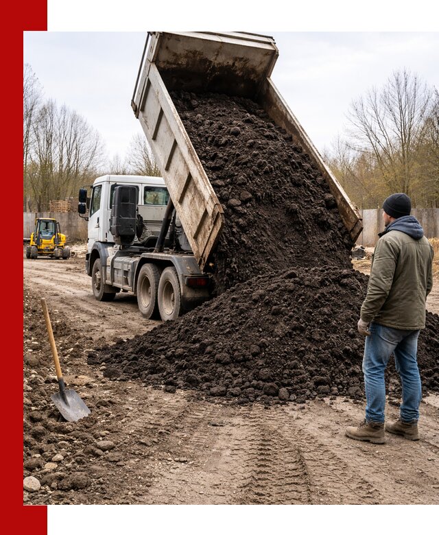 Доставка чернозема навалом в Серове быстро и выгодно