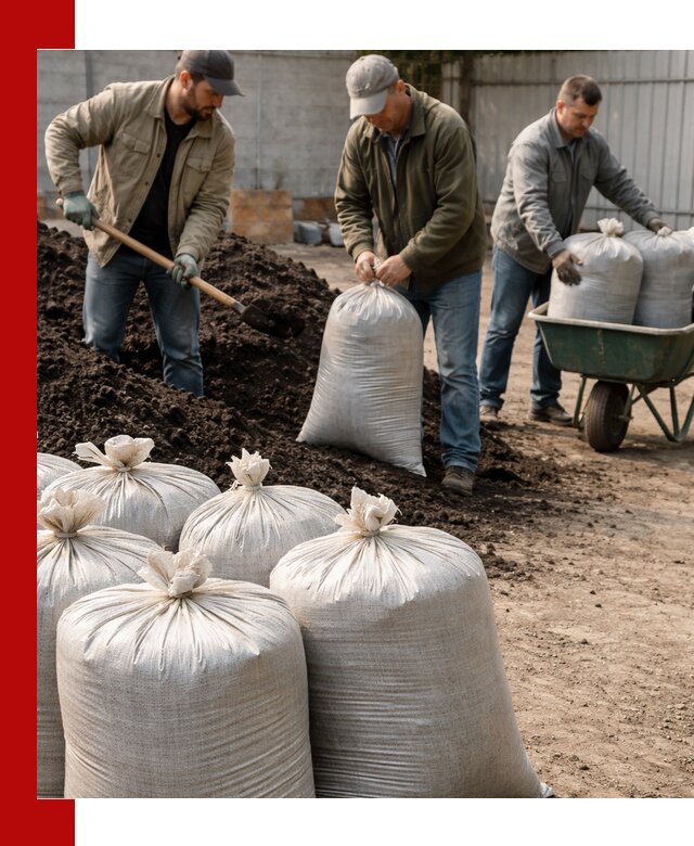 Купить чернозем в мешках с доставкой в Серове