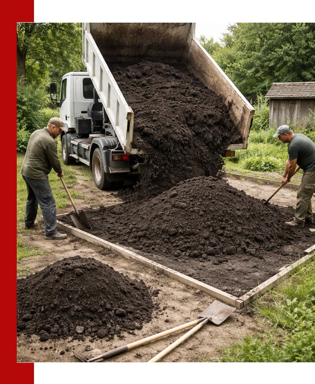 Купить чистый чернозем для огорода с доставкой в Серове