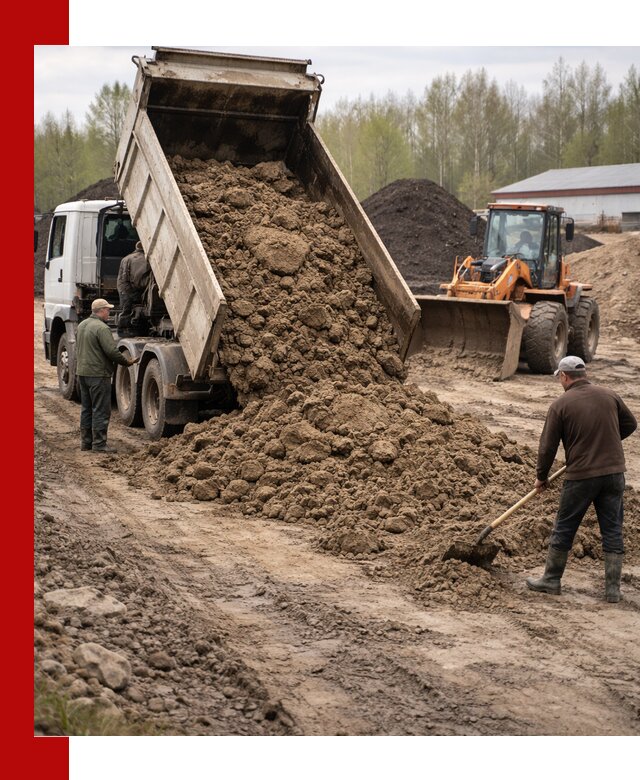 Доставка глин и суглинков в Серове оптом и вкрай