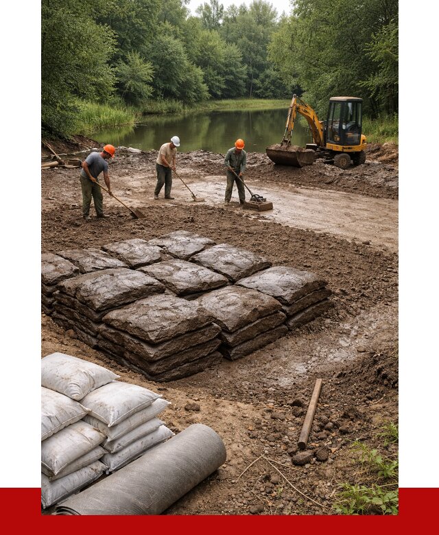 Купить глину для пруда в Серове от 4591 р. с доставкой | ПРОНЕРУДСрв