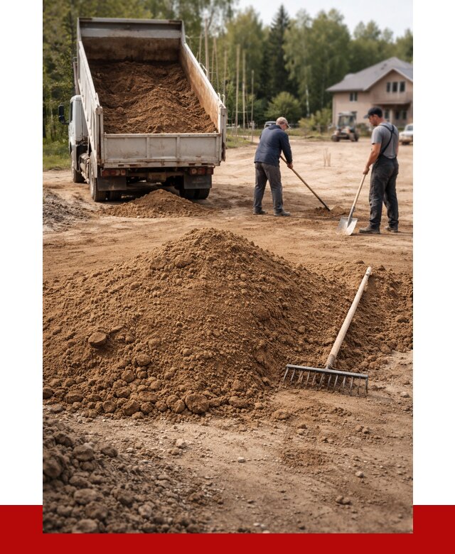 Суглинок для планировки в Серове с доставкой от 4285 р. | ПРОНЕРУДСрв
