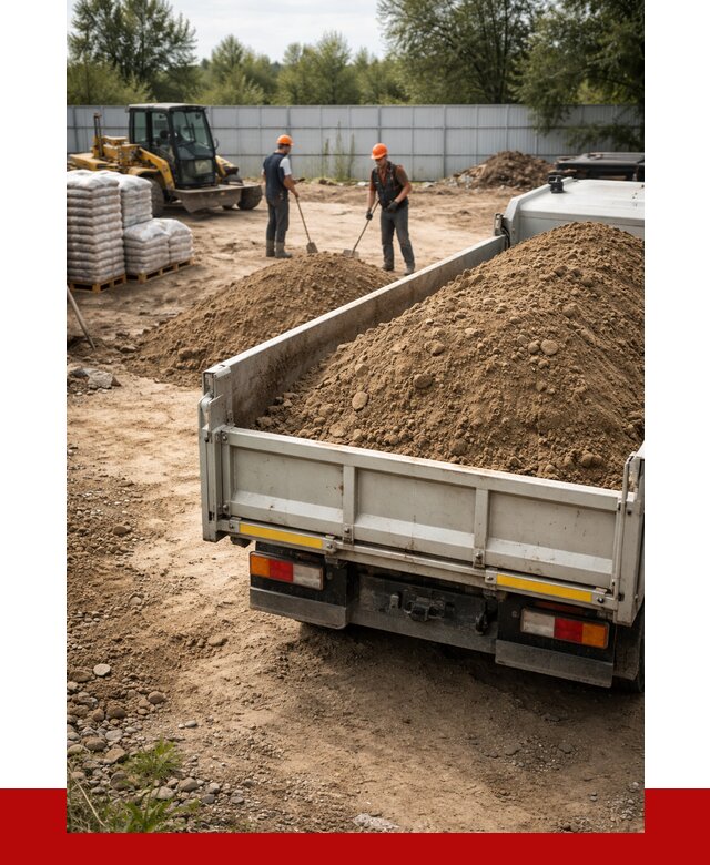 Супесь с доставкой в Серове от 2499 р. за куб | ПРОНЕРУДСрв