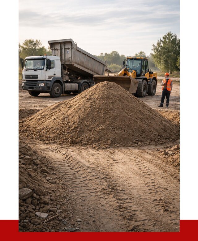 Купить песчаный грунт с доставкой в Серове от 4285 р. | ПРОНЕРУДСрв