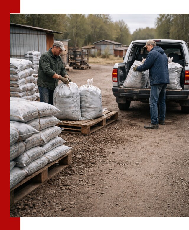 Купить конский навоз в мешках с доставкой в Серове