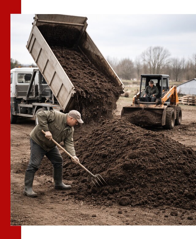 Доставка и продажа перегноя в Серове быстро и дешево