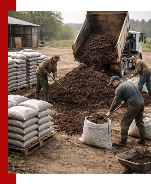 Доставка компоста оптом и в розницу в Серове