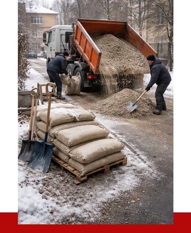 Противогололедные материалы оптом в Серове от 4285 р. | ПРОНЕРУДСрв