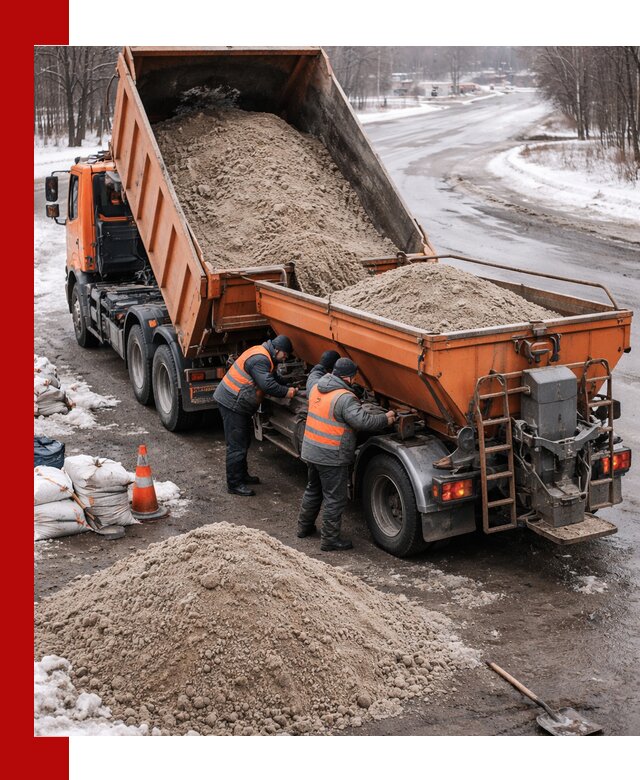 Поставка и вывоз пескосоля в Серове оптом и в розницу