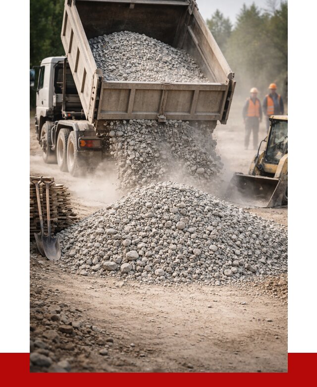 Купить дробленый бетон в Серове от 1734 р./куб | ПРОНЕРУДСрв