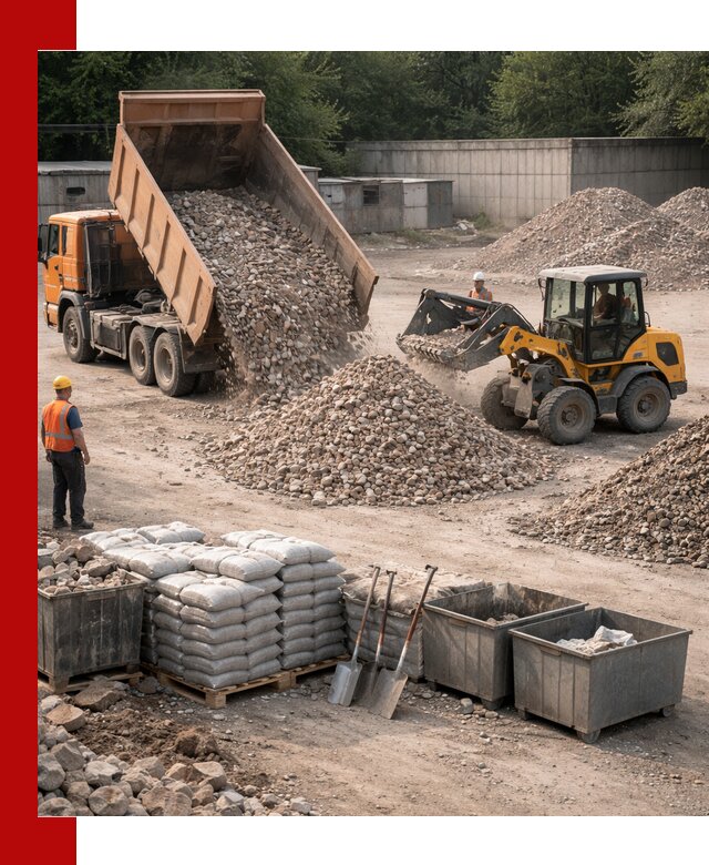 Вторичные материалы для отсыпки в Серове — поставка и доставка