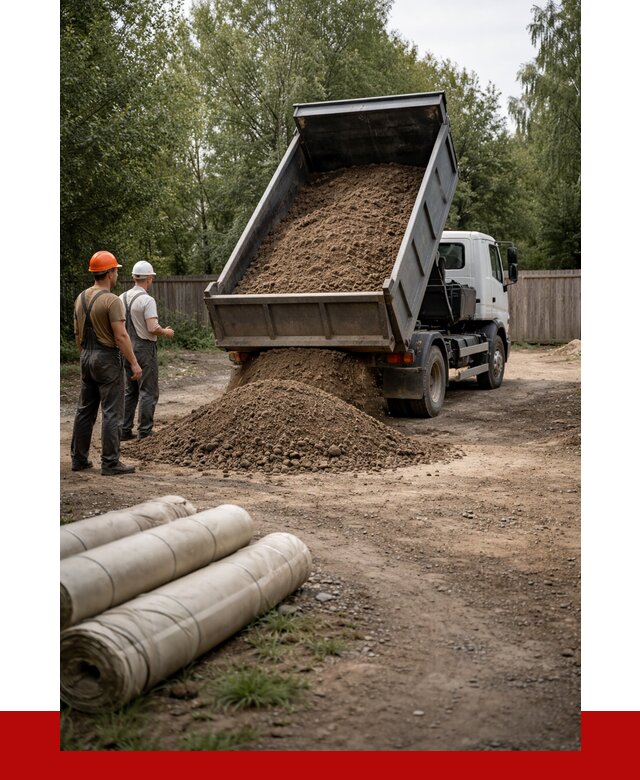 Доставка сыпучих материалов самосвалом в [cvi] от 4285 р. | ПРОНЕРУДСрв