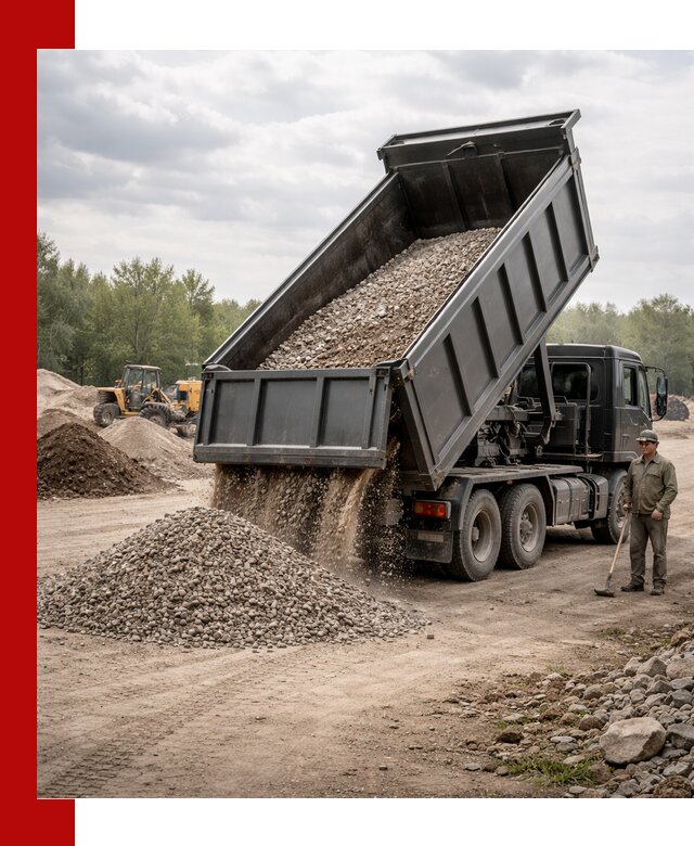 Доставка самосвалом 30 м3 по выгодным ценам в Серове