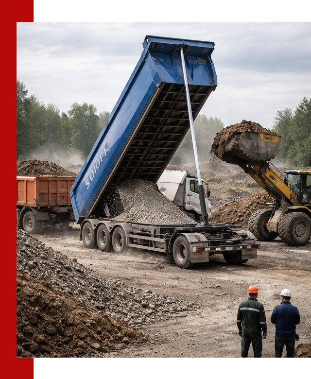 Аренда тонар 40 тонн в Серове с доставкой материалов