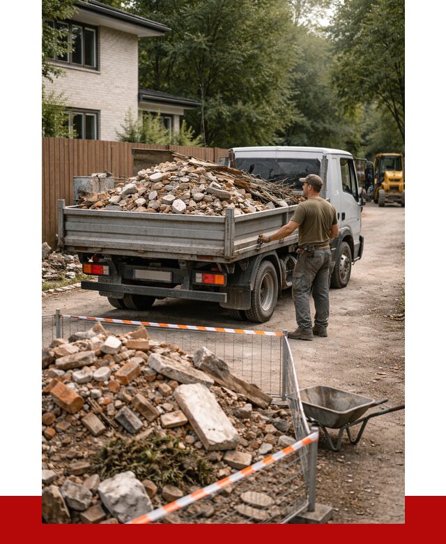 Вывоз строительного мусора с погрузкой в Серове от 7652 р | ПРОНЕРУДСрв