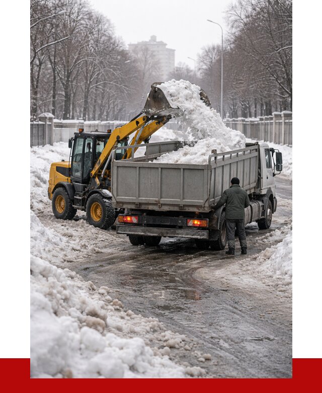 Вывоз снега с погрузкой в Серове от 3571 р. ПРОНЕРУДСрв
