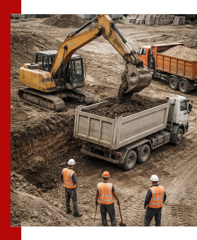 Разработка грунта для строительства и благоустройства в Серове