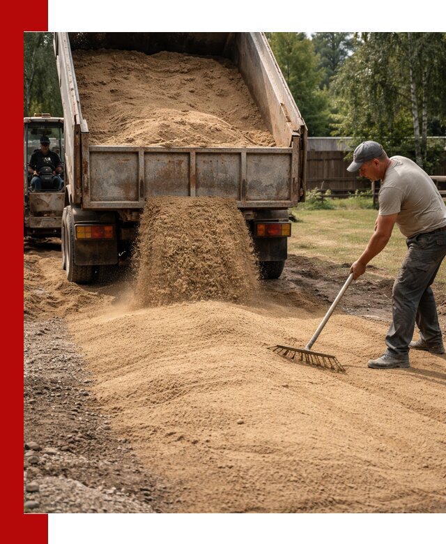 Отсыпка участка песком в Серове быстро и качественно