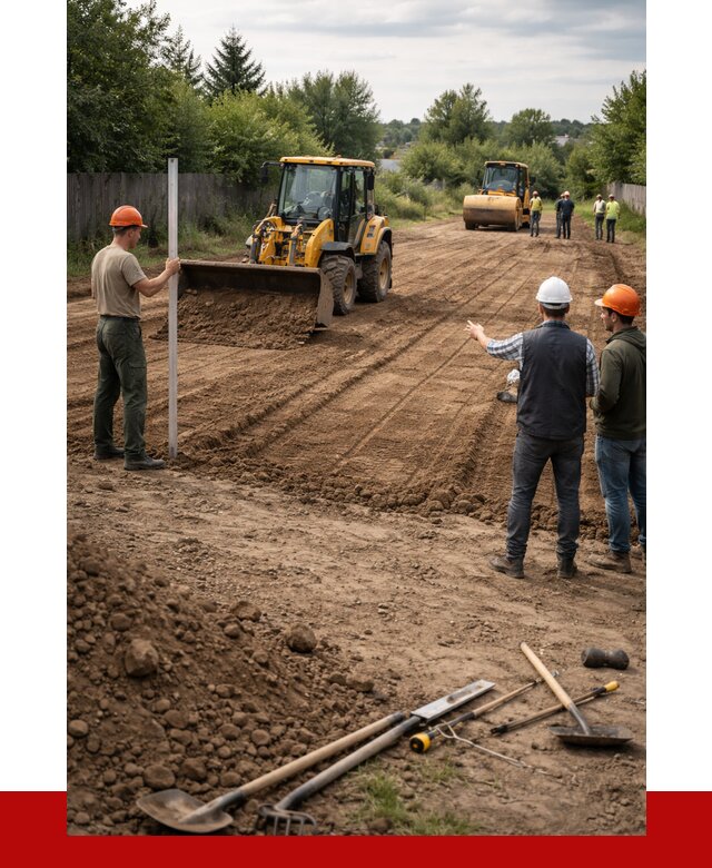 Планировка участка грунтом в Серове от 4591 р ПРОНЕРУДСрв